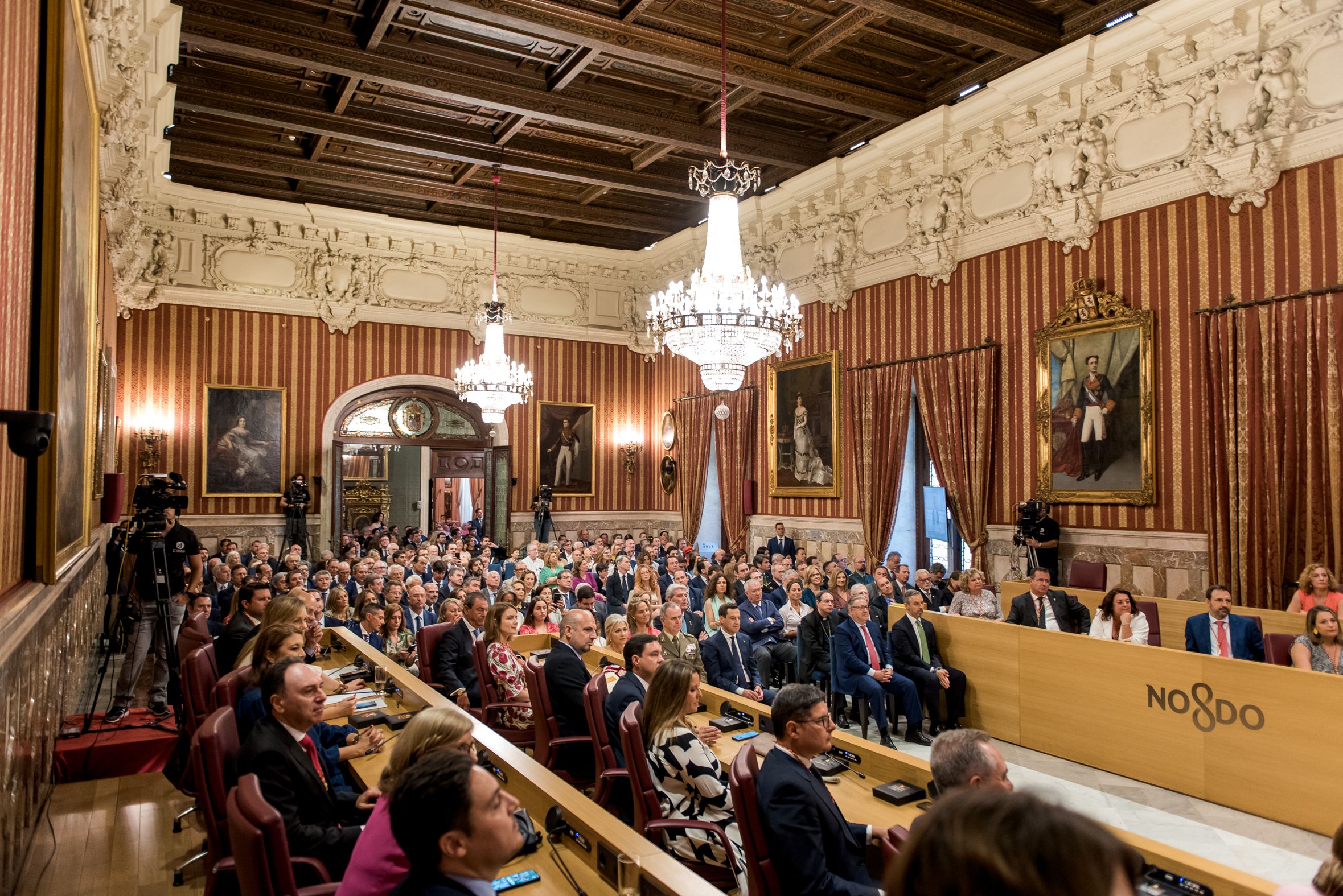 Investidura de José Luis Sanz como alcalde de Sevilla
