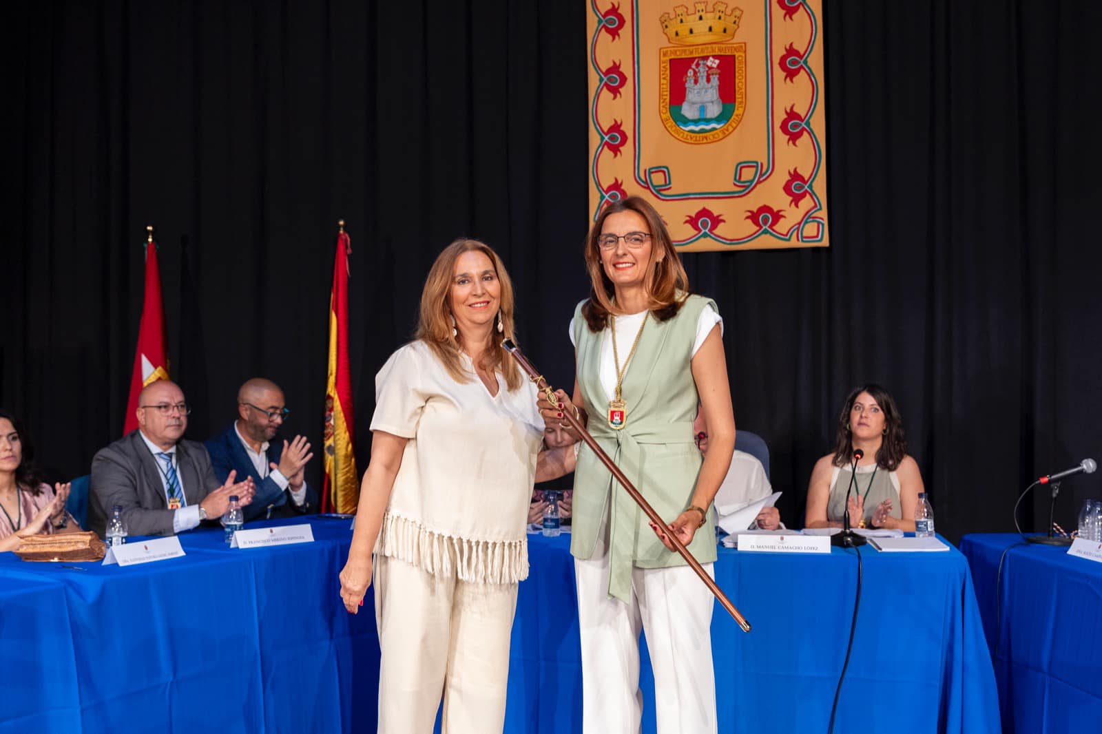 Imagen de la toma de posesión en Cantillana, Sevilla.