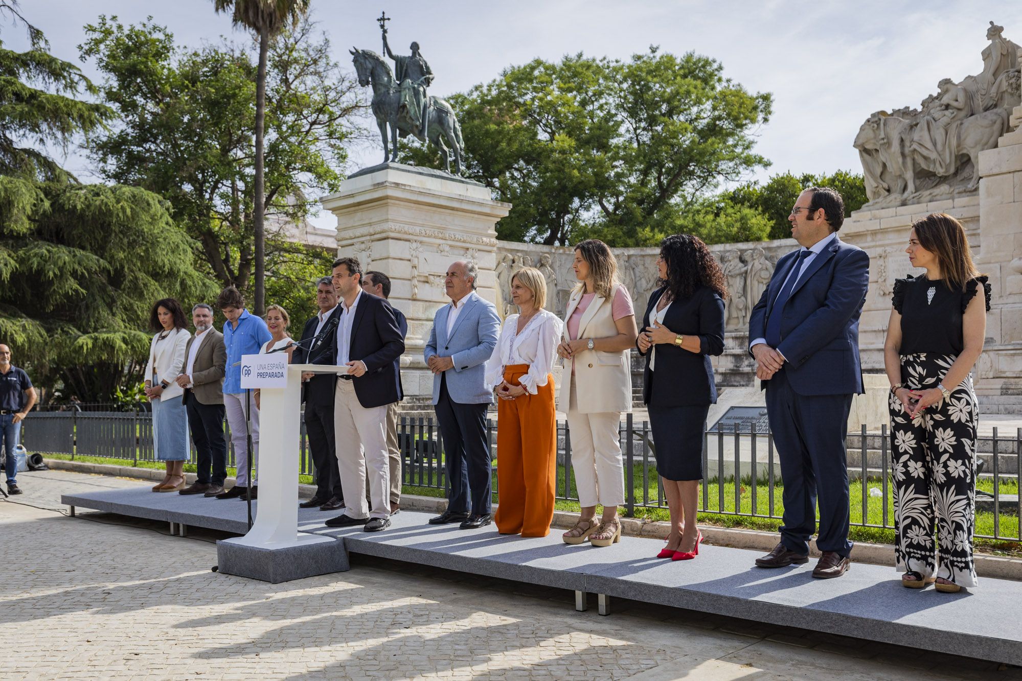 Presentación de los candidatos del PP al Congreso por Cádiz este 23J, en la tarde de este lunes en la capital gaditana.