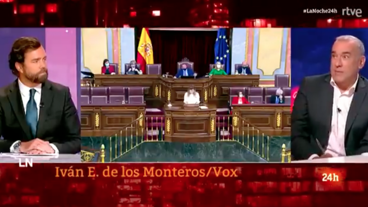Espinosa de los Monteros, de Vox, en el programa de TVE.