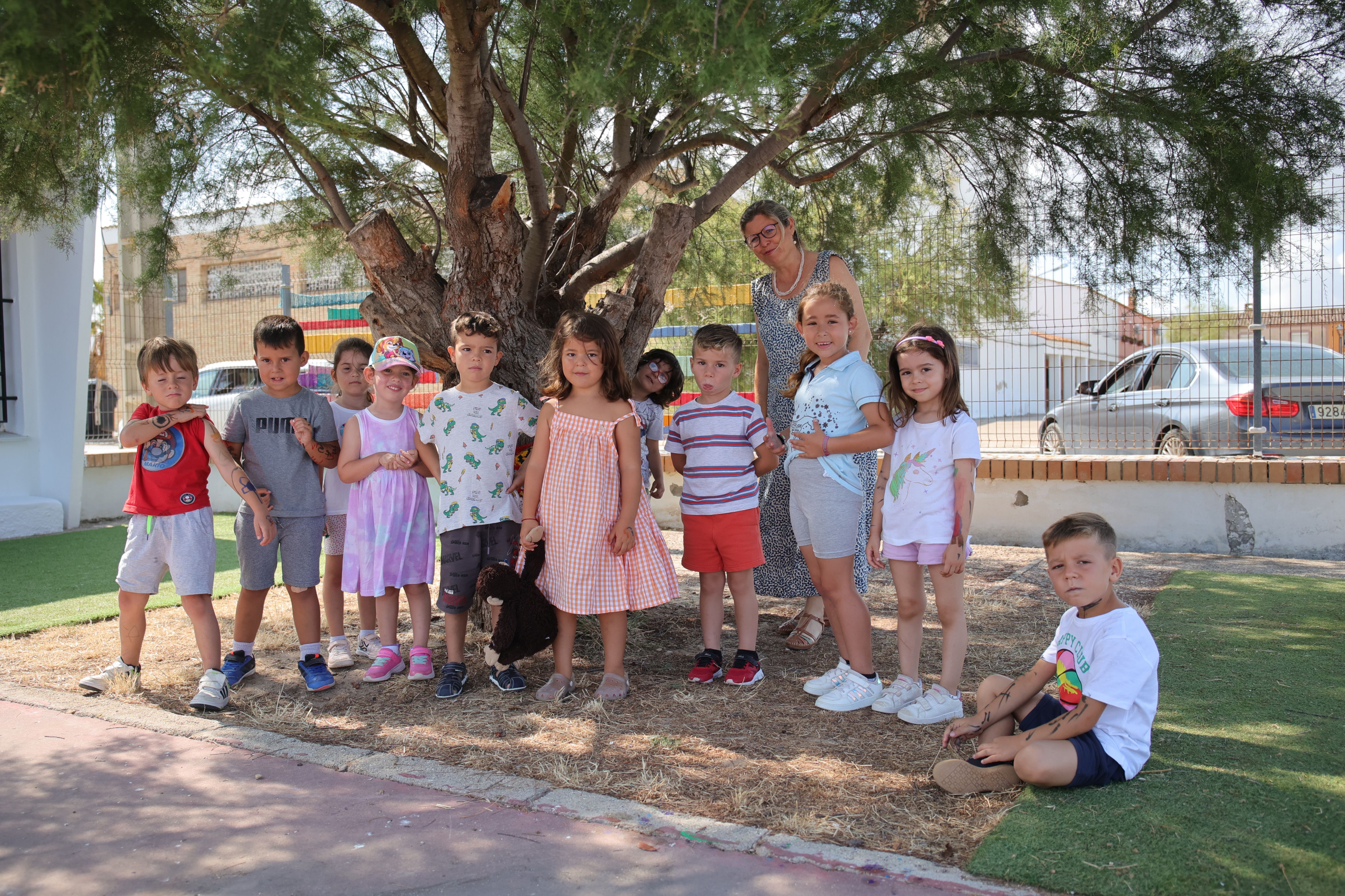 Clase de Infantil en el CEIP Doña Blanca.