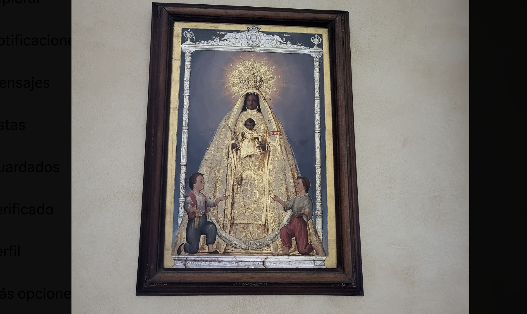 Pelayo devuelve el cuadro de la Virgen de La Merced al despacho de la Alcaldía de Jerez.