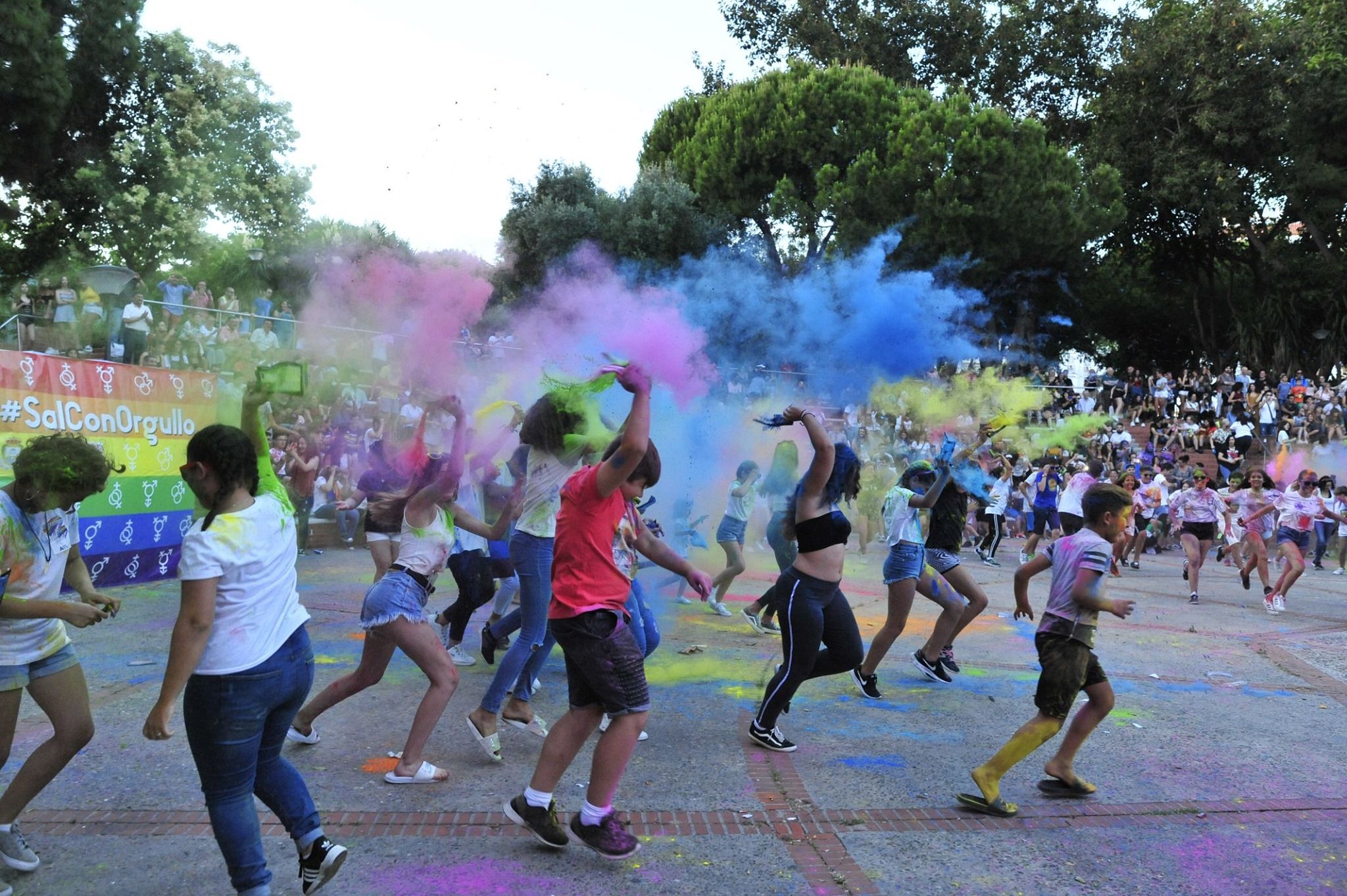 Celebración del Orgullo en San Fernando, en el  que se enmarca este concurso de cortos, en imagen de archivo.
