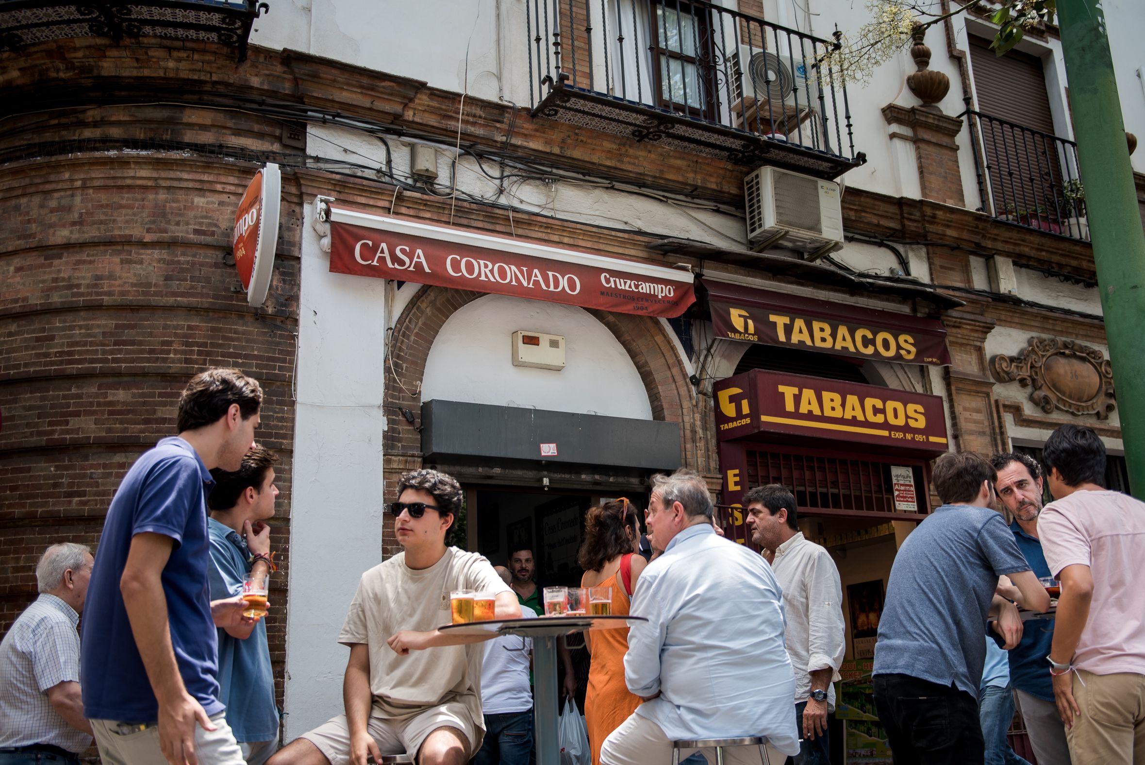 Casa Coronado, una de esas cervecerías típicas de Sevilla, en una imagen reciente.