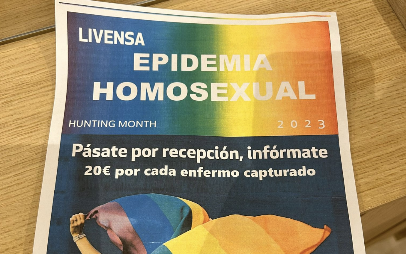 Homofobia en Málaga: ofrecen 20 euros por cada "enfermo capturado" en la "epidemia homosexual".