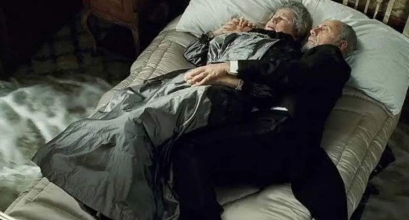 La pareja que encarnó en la película de James Cameron a los tatarabuelos de la mujer del piloto del Titán. La pareja que encarnó en la película de James Cameron a los tatarabuelos de la mujer del piloto del Titán.