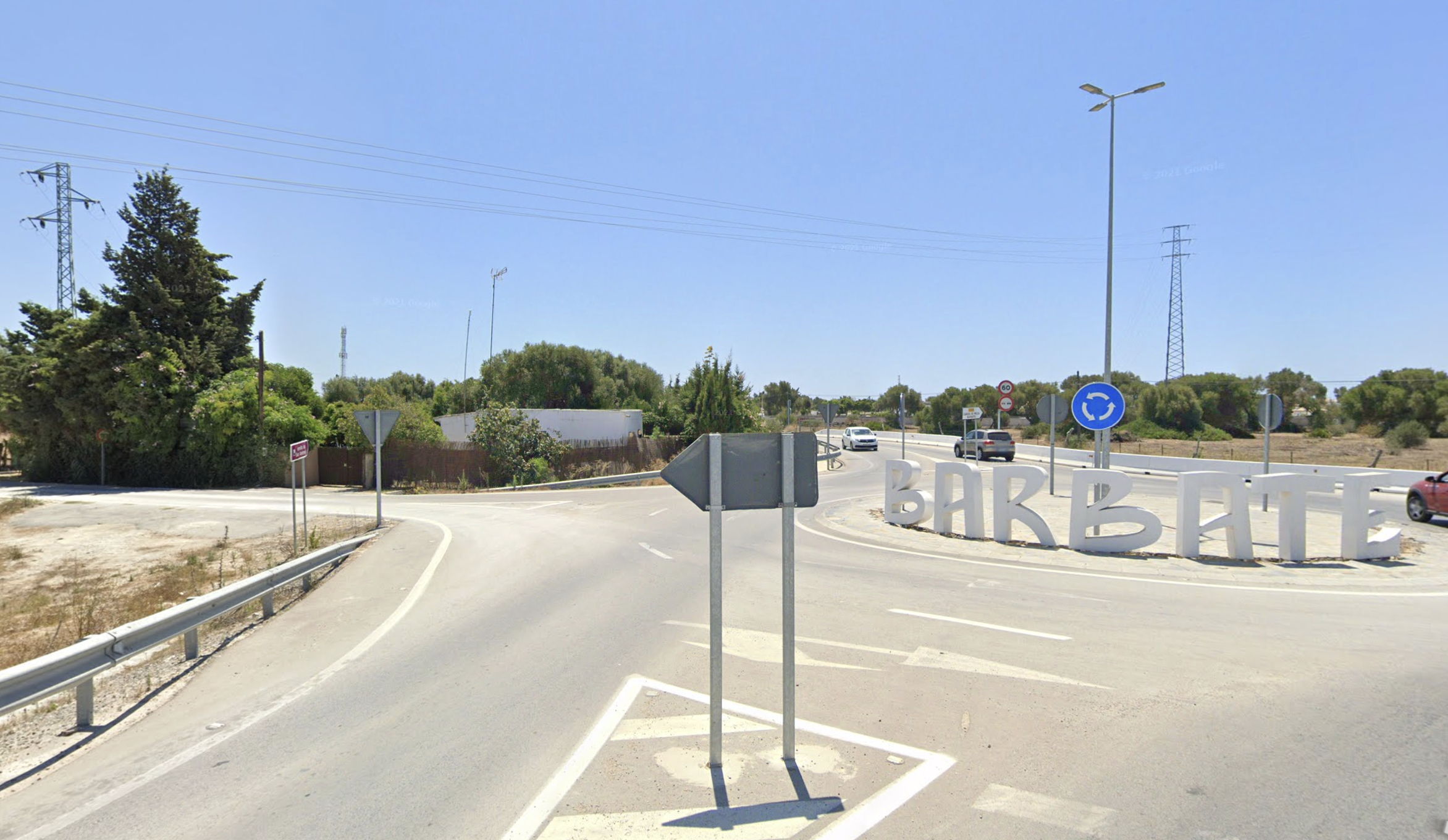 El Seprona paraliza las obras de otra macrodiscoteca en Zahora tras la presión vecinal. En la imagen de Google Maps, zona donde se pretende levantar el proyecto.