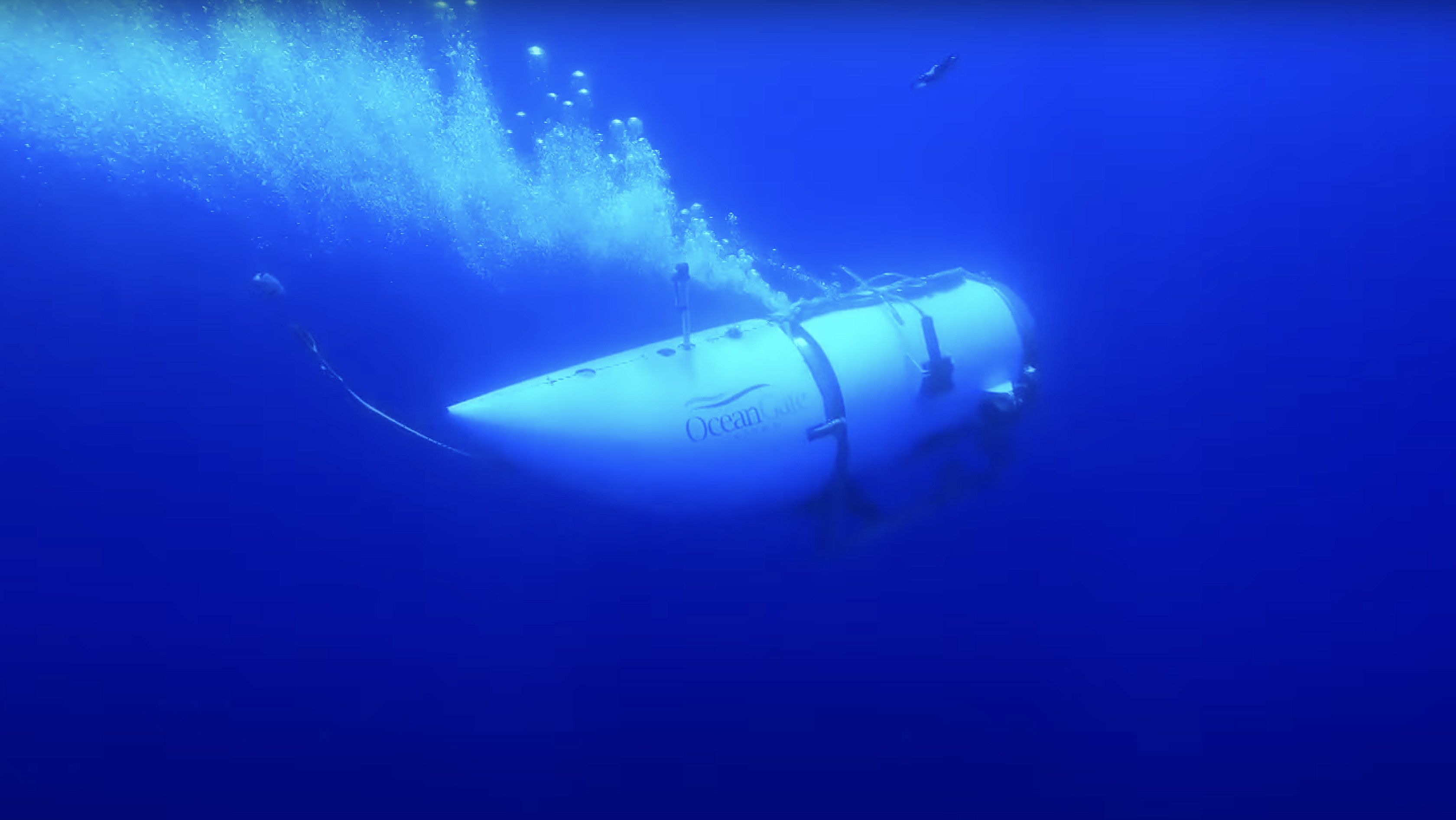 Imagen promocional de OceanGate, la empresa propietaria del Titán.