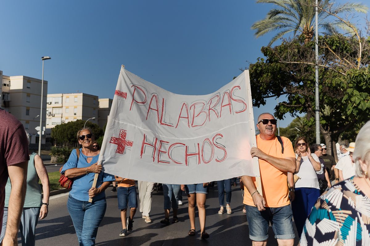 Manifestación de los vecinos de La Asunción.