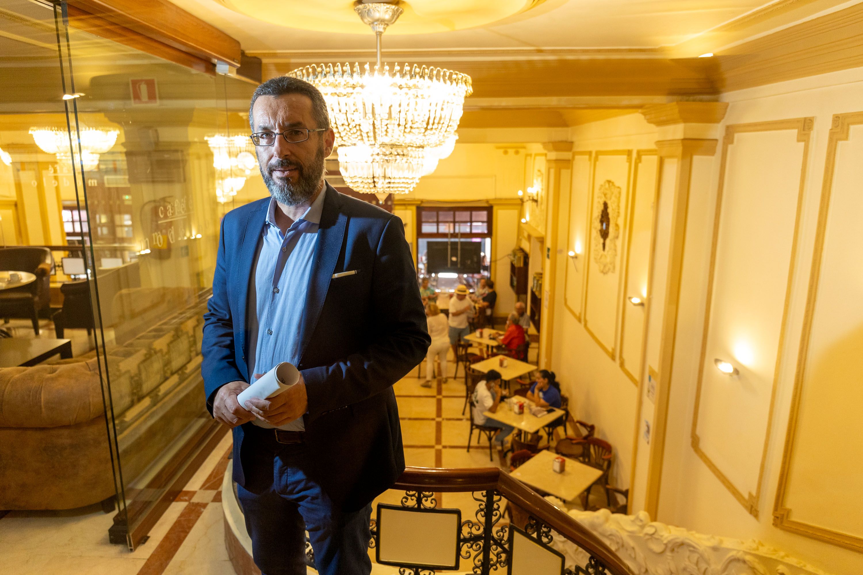 Juan Franco, alcalde de la Línea, en una entrevista con lavozdelsur.es