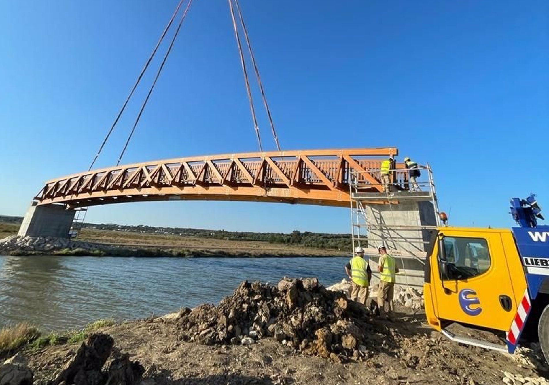 Una imagen del río Barbate en el que ha fallecido un joven.