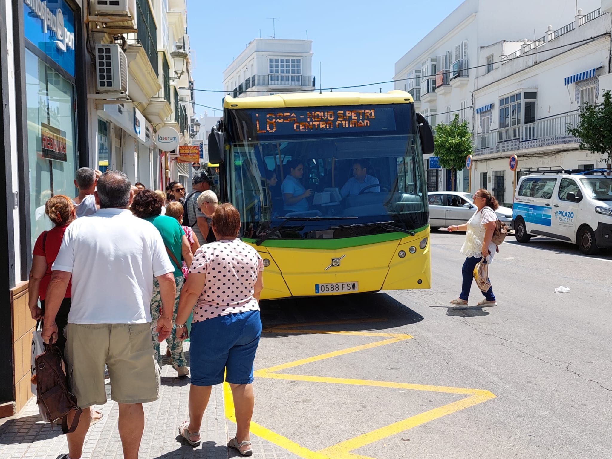 Ampliación de autobuses en Chiclana.