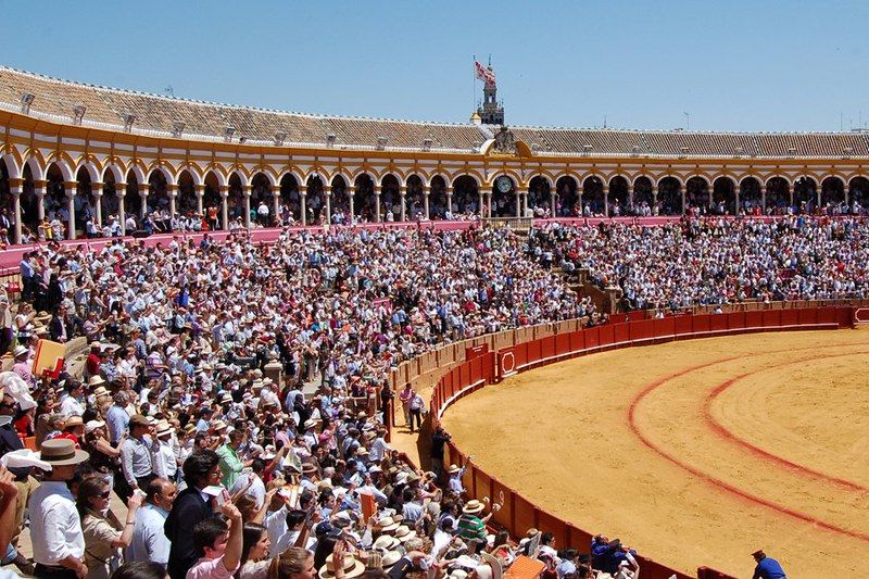 La plaza de toros de La Maestranza de Sevilla. FOTO: JEAN-MICHEL BRUNET 