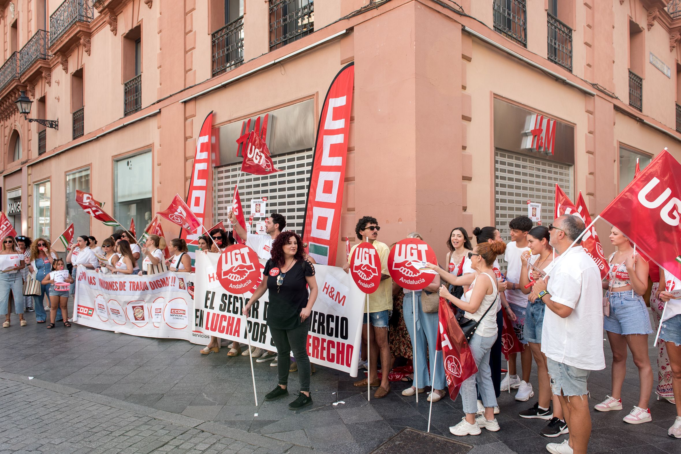 H&M CONCENTRACIÓN SEVILLA SINDICATOS 4
