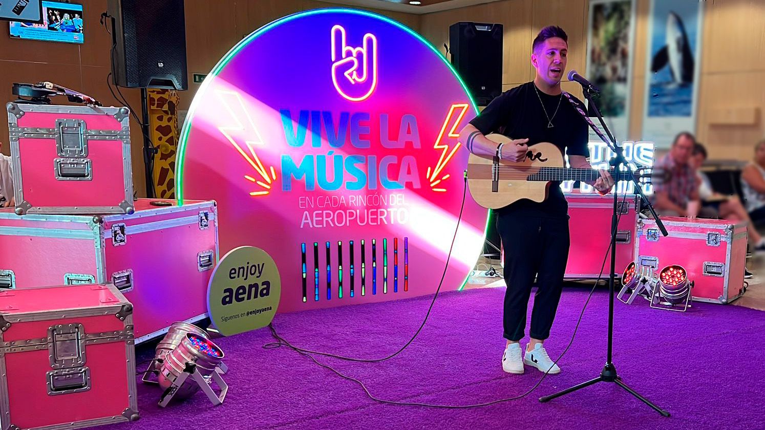 Imagen de una actuación de flamenco fusión.