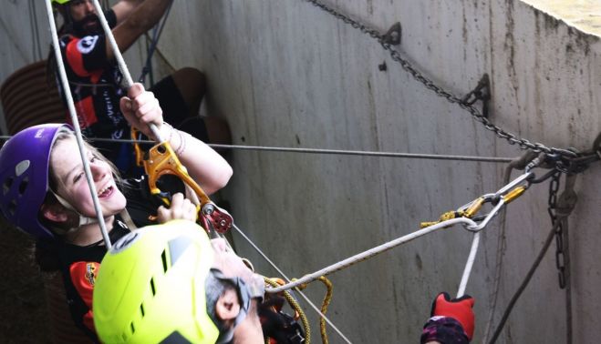 La joven granadina disfruta de cada entrenamiento que realiza.
