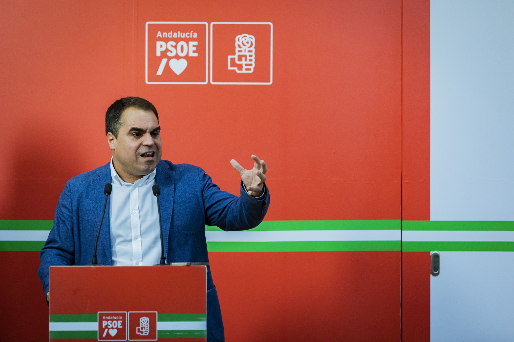 Juan Cornejo, secretario de organización del PSOE de Cádiz.