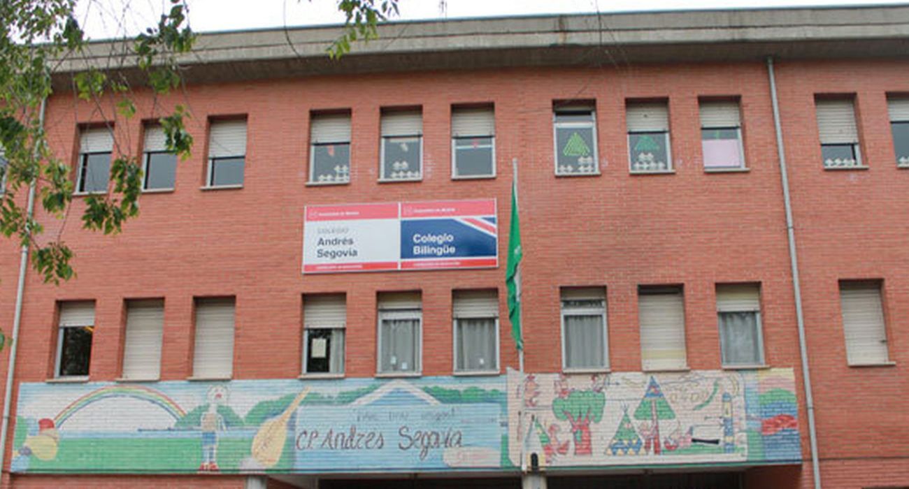 El colegio de Móstoles donde ha muerto una trabajadora.