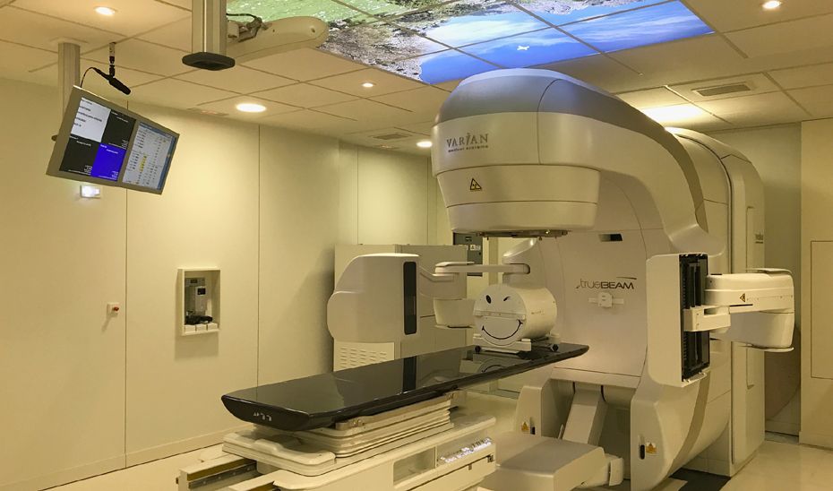 Interior del edificio de Radioterapia del Hospital de Jerez. FOTO: JUNTA DE ANDALUCÍA