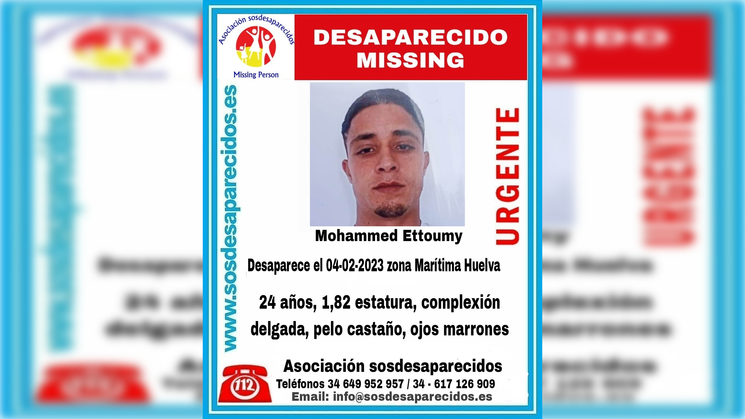 Mohammed lleva desaparecido desde el 4 de febrero.