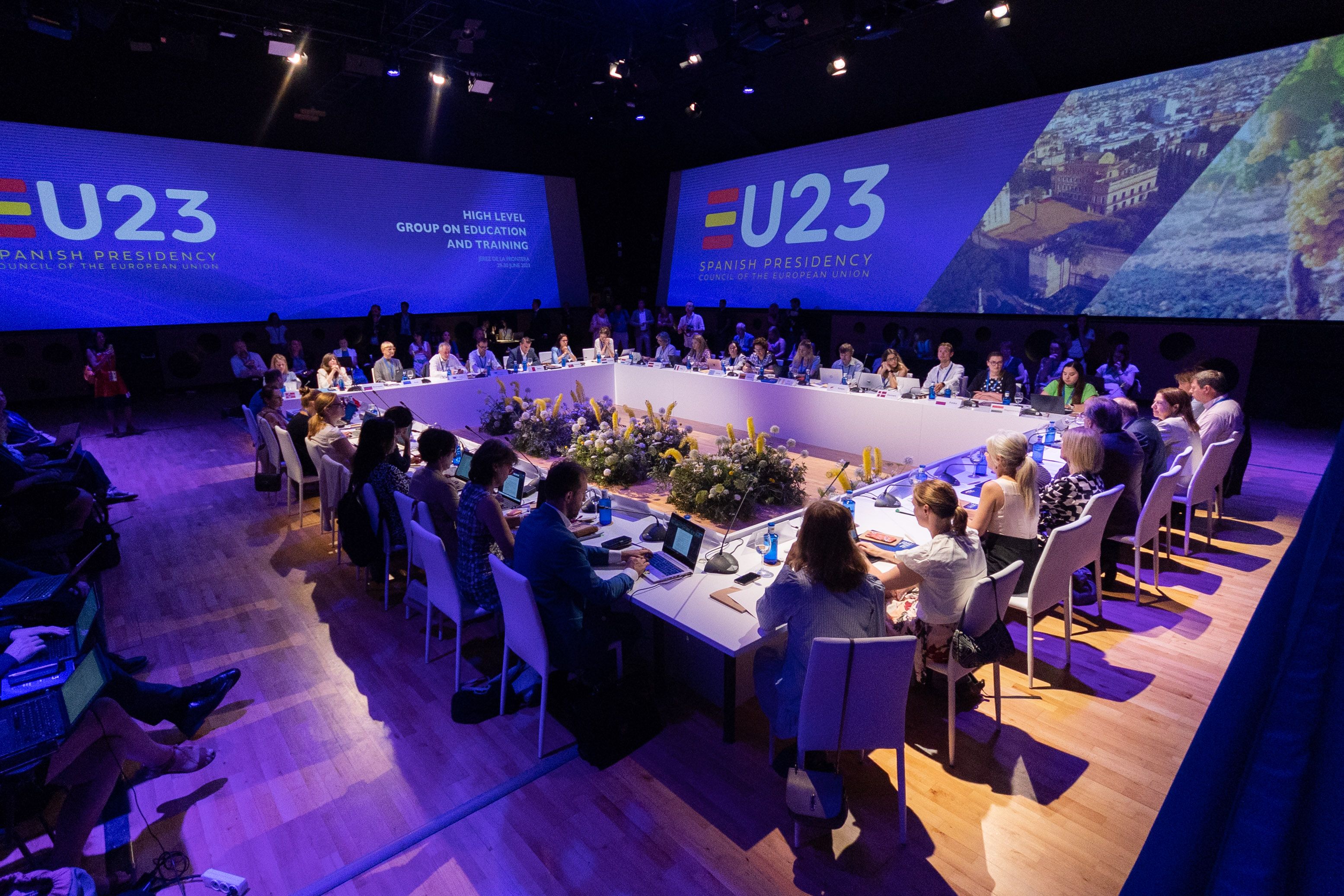 Un momento de la Cumbre Europea de Educación celebrada en los Museos de la Atalaya de Jerez.
