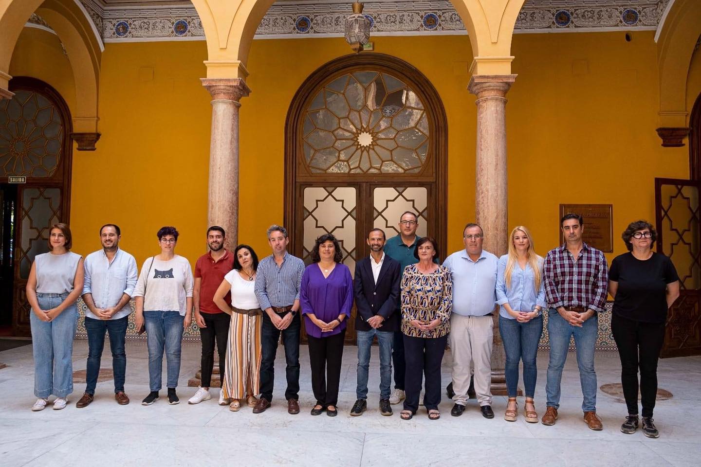 El nuevo gobierno de Sanlúcar, con Carmen Álvarez como alcaldesa.