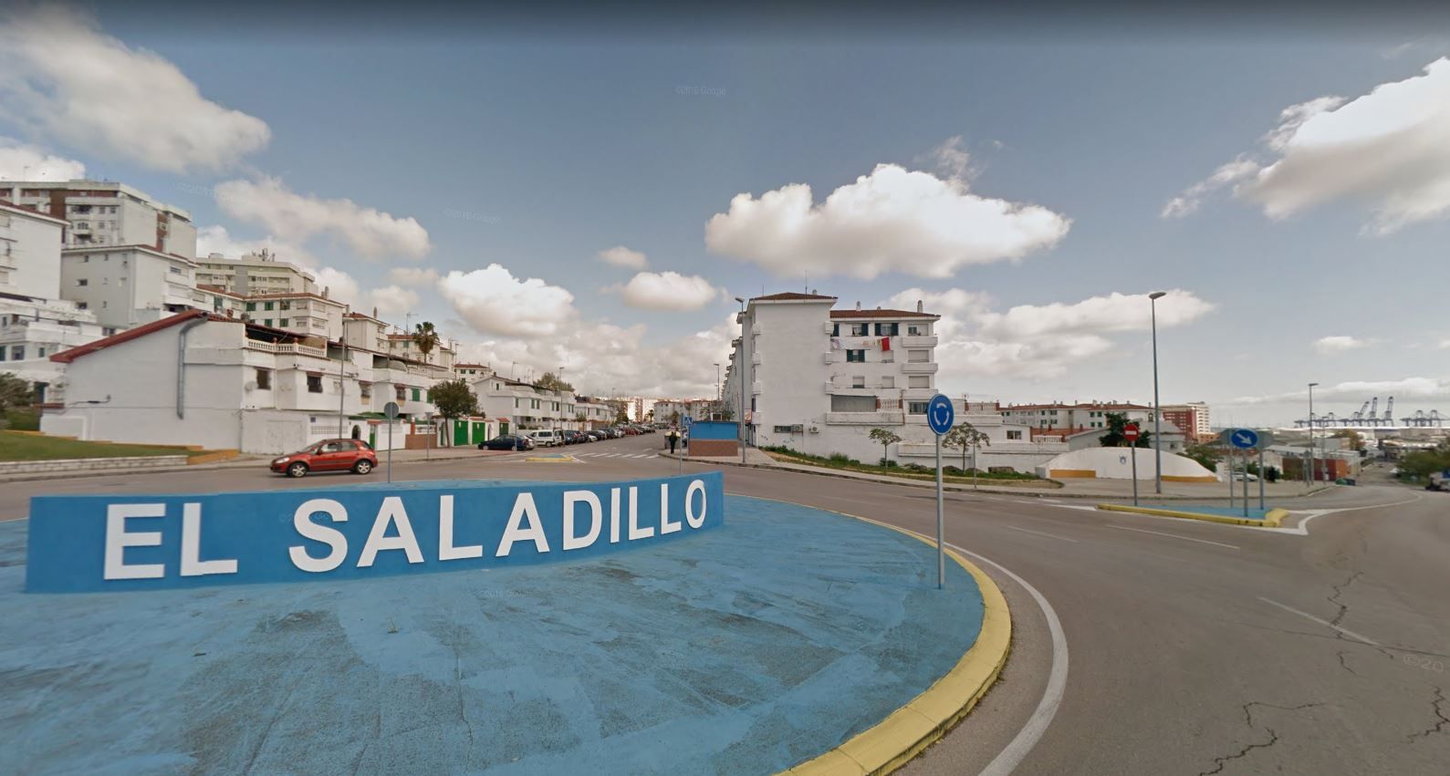 Imagen de la zona de Algeciras en la que ha tenido lugar el operativo.