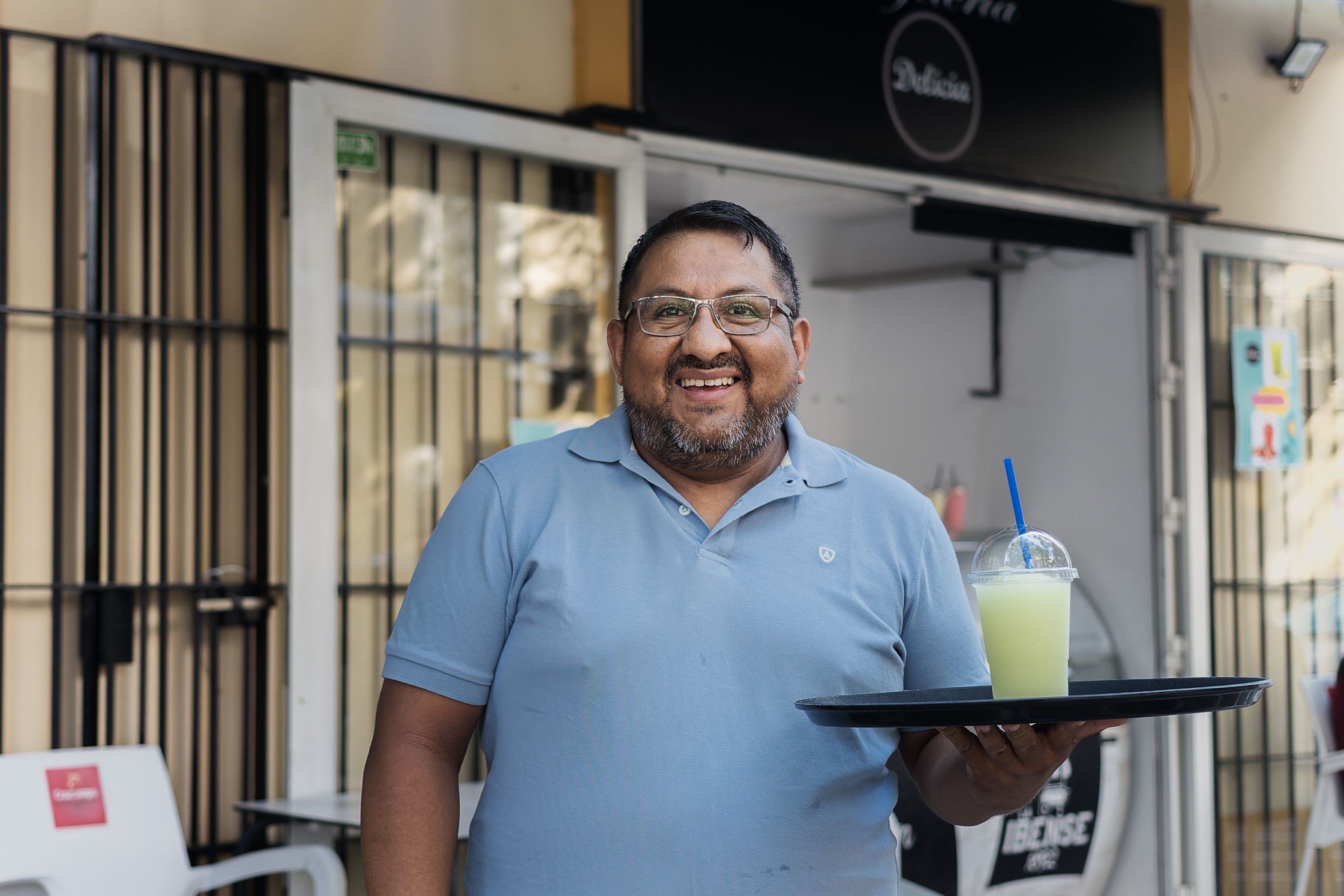 Hugo Mora, propietario de varios negocios en Jerez.