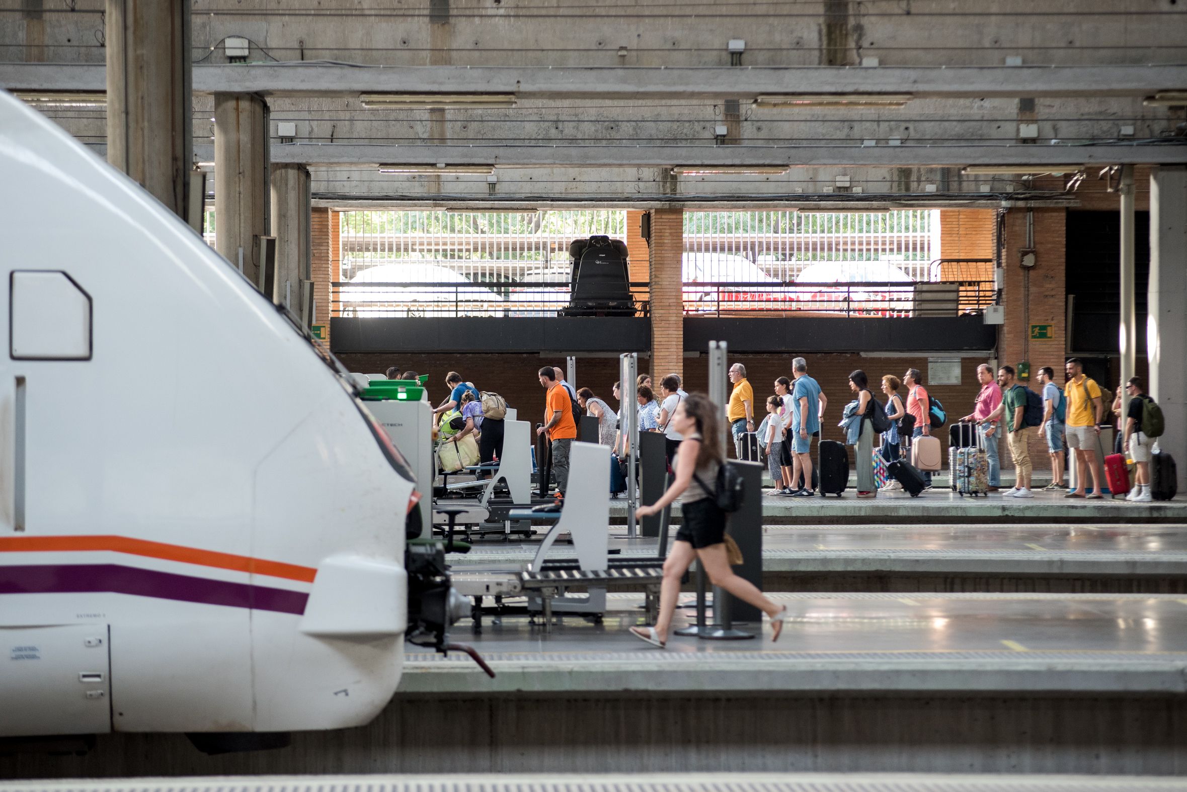 Una estación de tren en Andalucía en una imagen reciente.  
