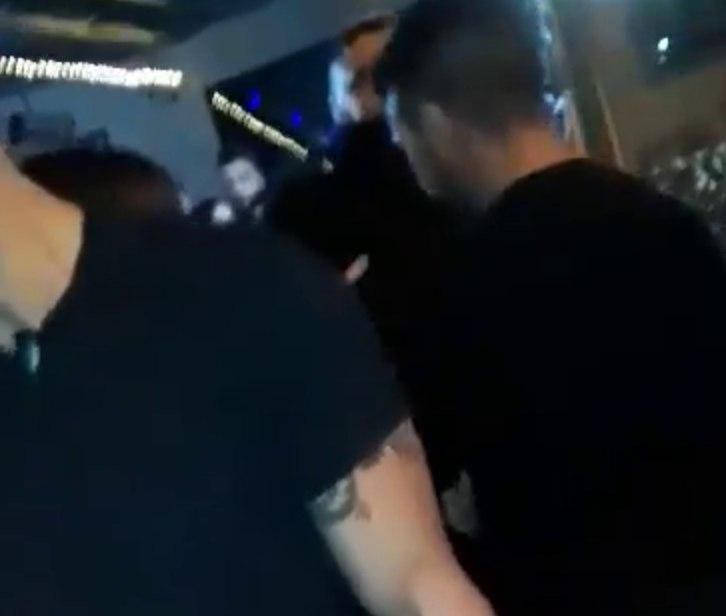 Un momento del incidente, que fue grabado en vídeo.