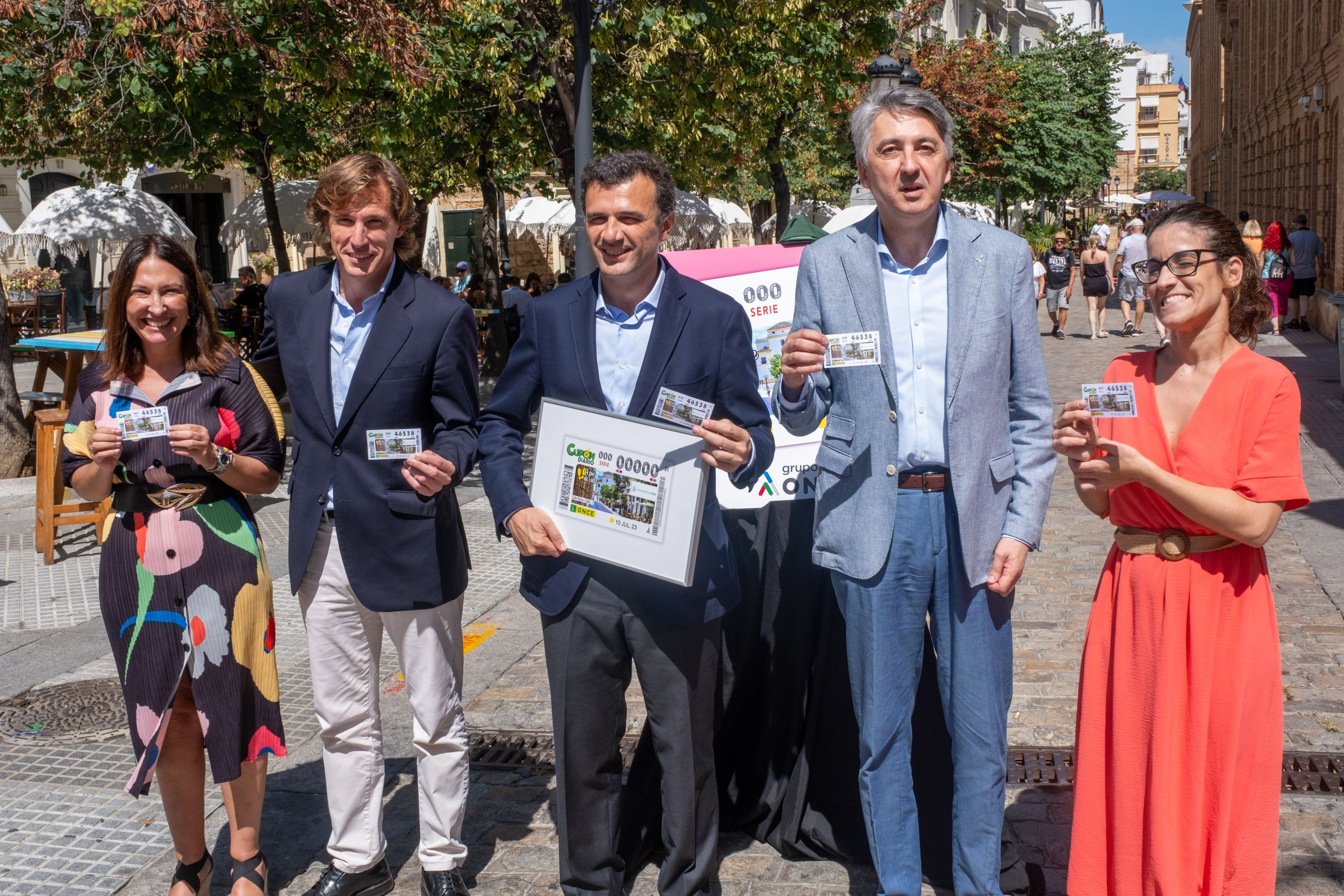 Presentación del cupón en la misma calle Plocia.