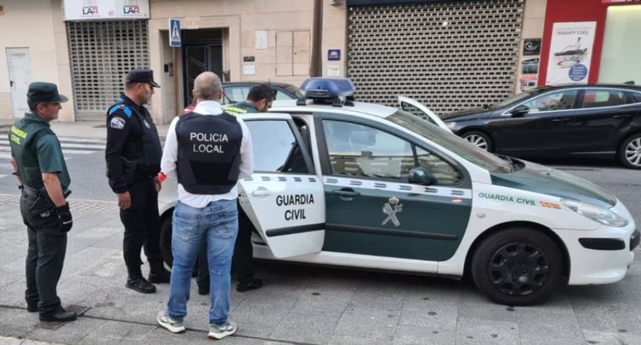 Una actuación policial en O Porriño, donde ha muerto un niño de tres años.