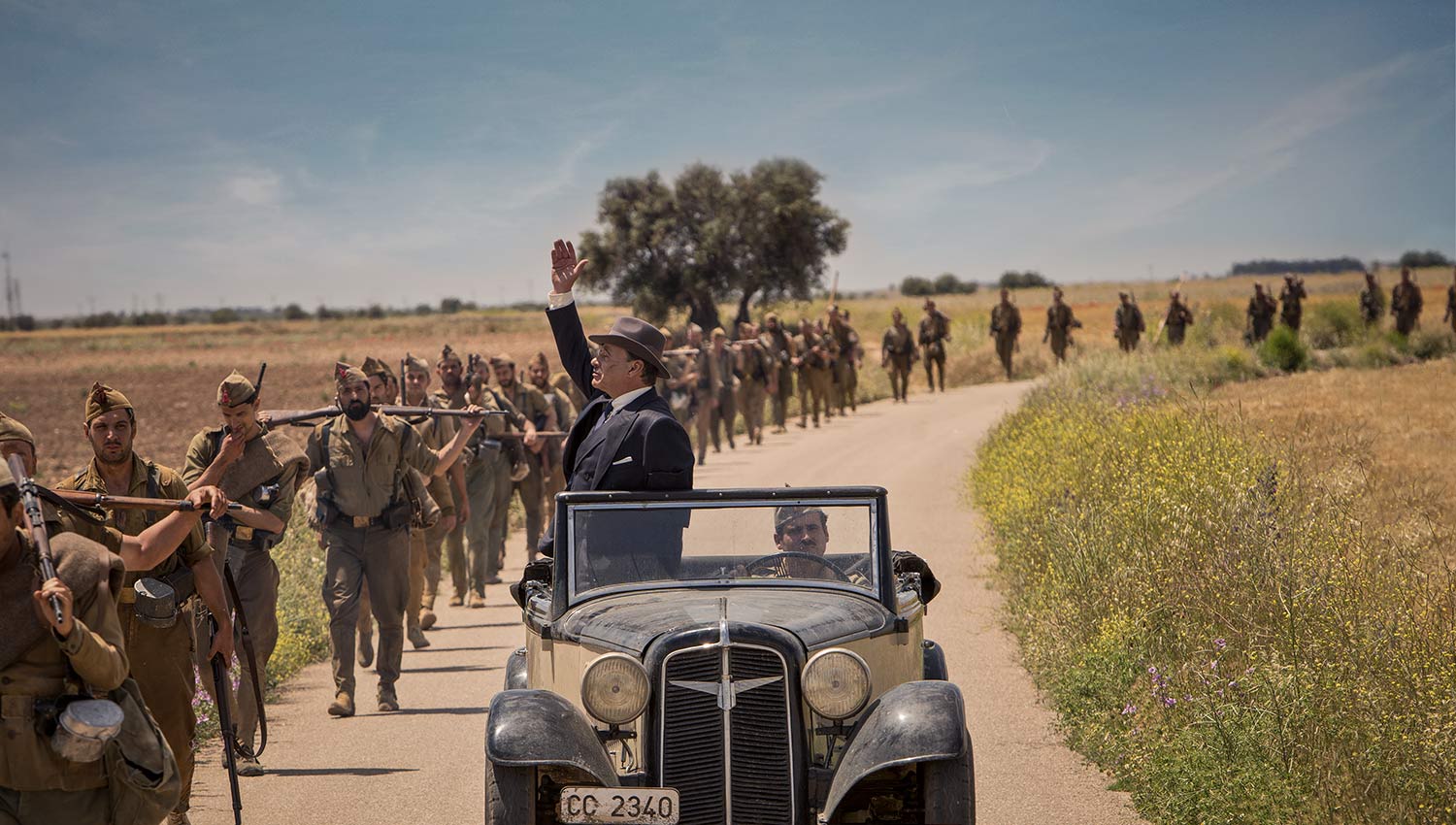 Un fotograma de 'Mientras dure la guerra', la película de Alejandro Amenábar. FOTO: Movistar+