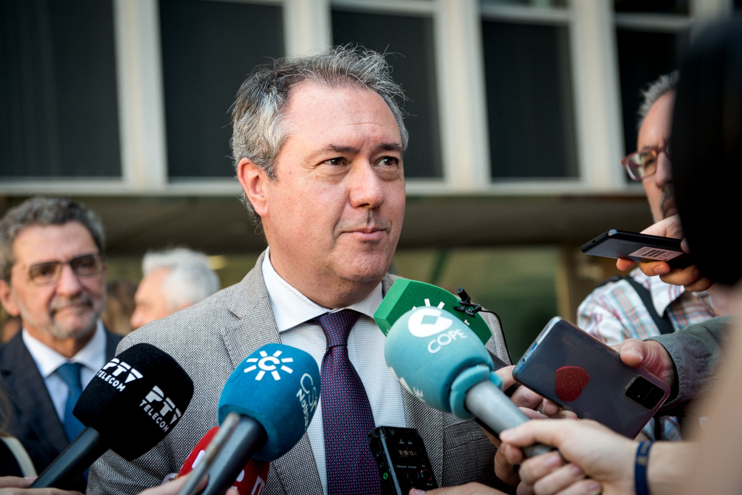 Juan Espadas, este viernes, en la Diputación de Sevilla.