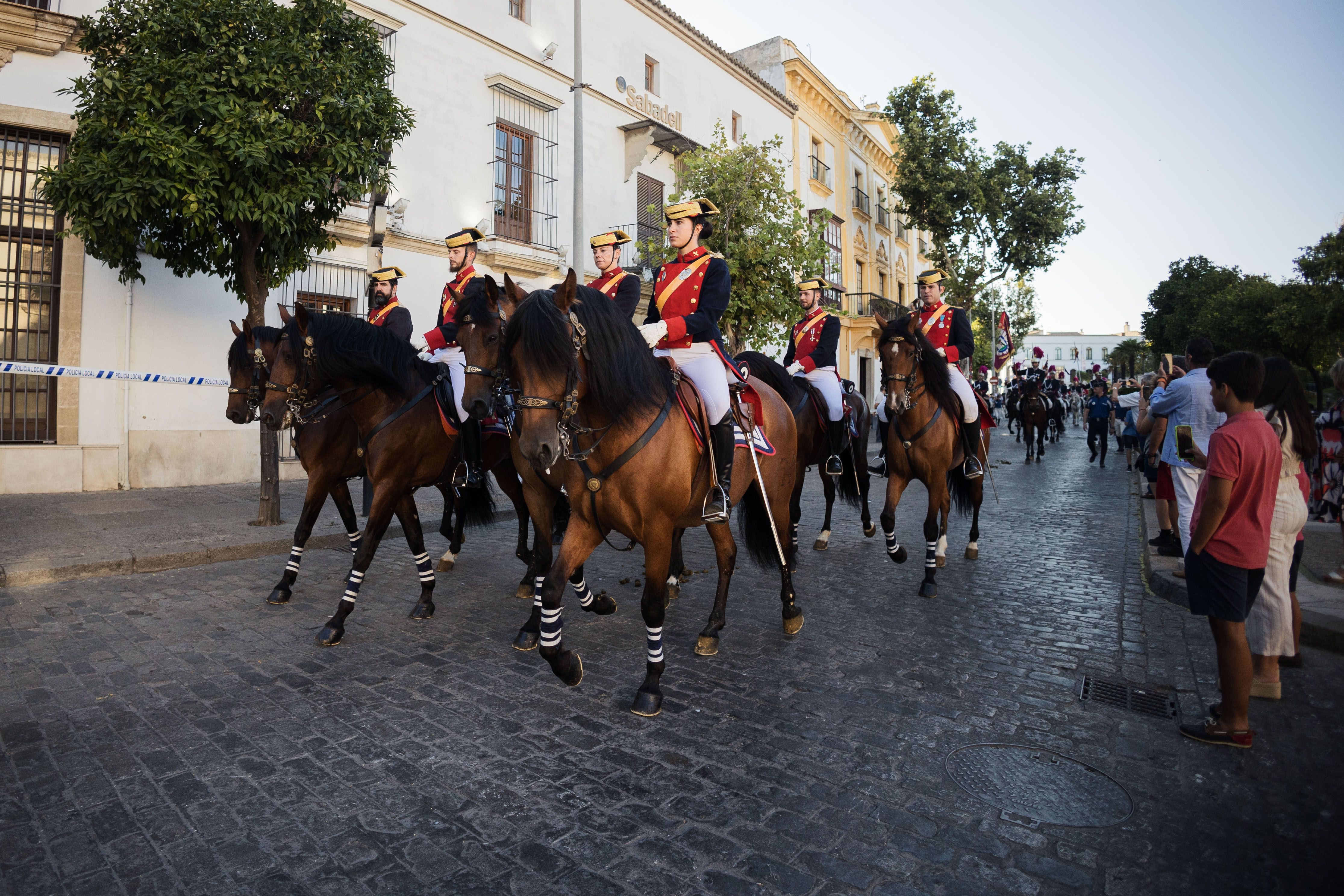 Desfile ecuestre en Jerez