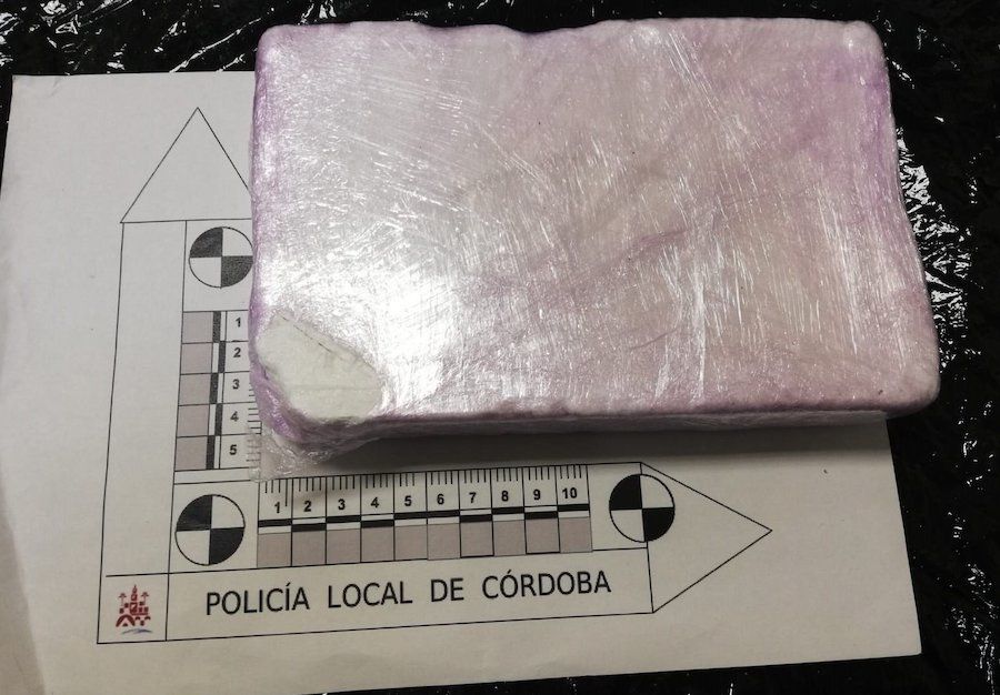 La cocaína incautada por la Policía Local de Córdoba.