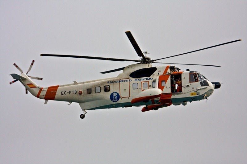 Un helicóptero Helimer de Salvamento Marítimo en una imagen de archivo.