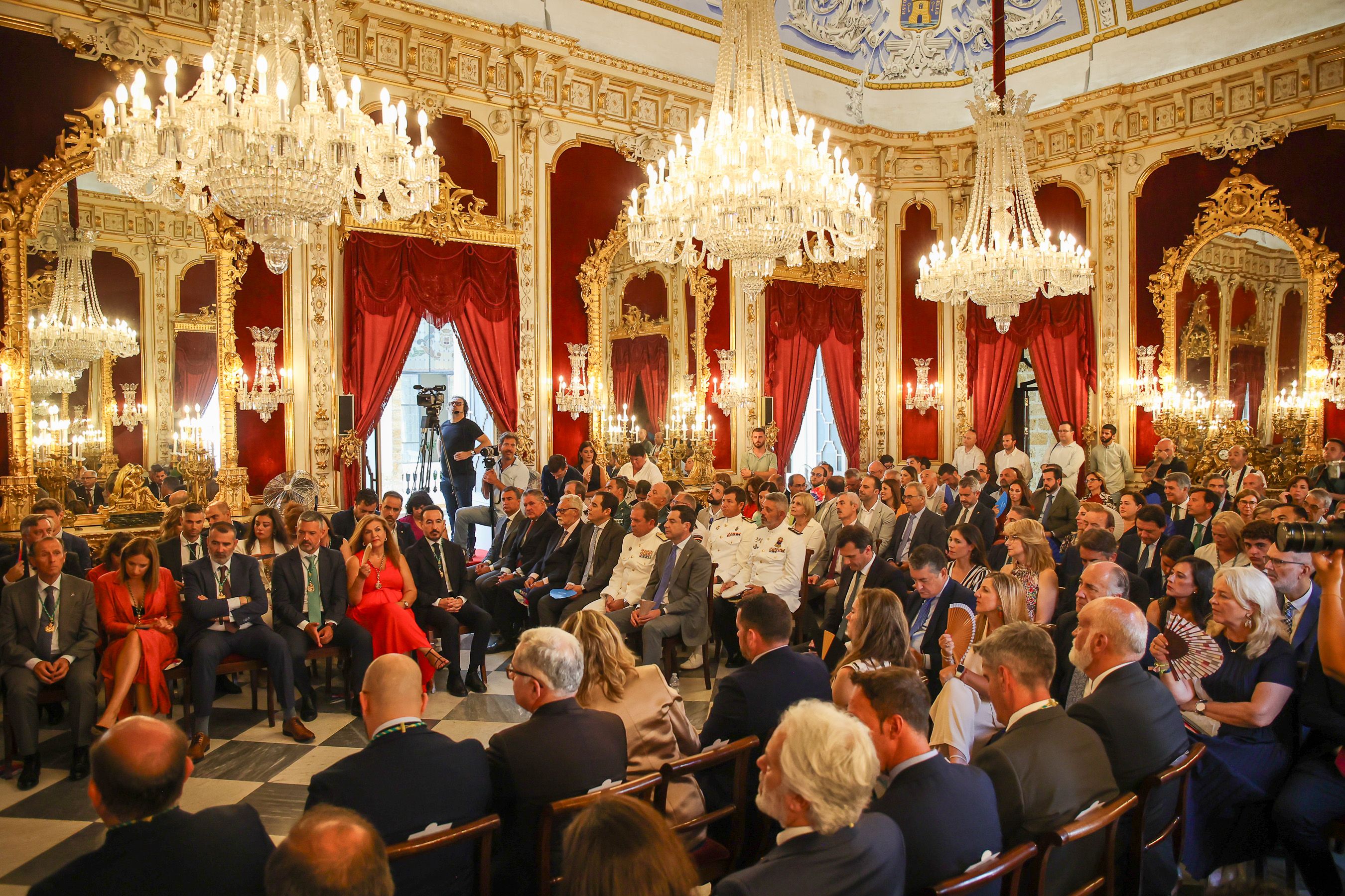 El pleno de investidura de Almudena Martínez en Diputación, este mes de julio.