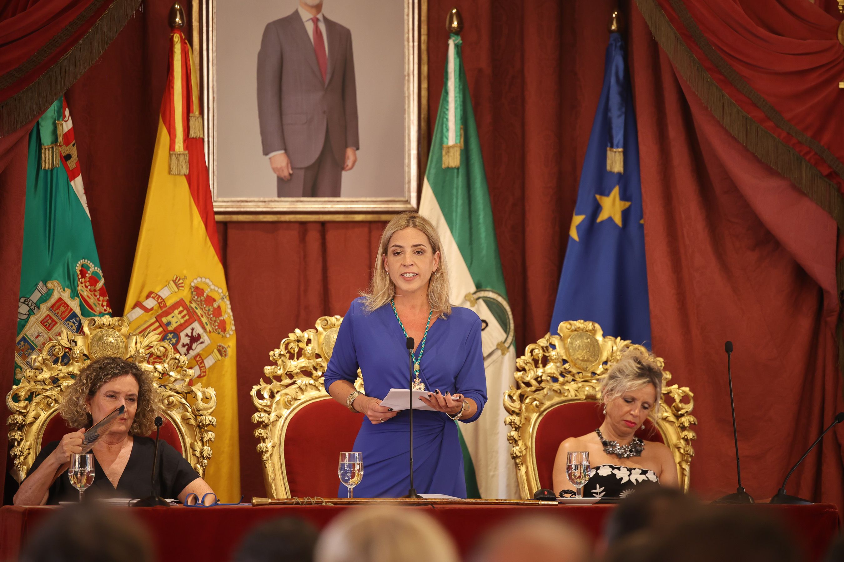 El pleno de investidura de Almudena Martínez
