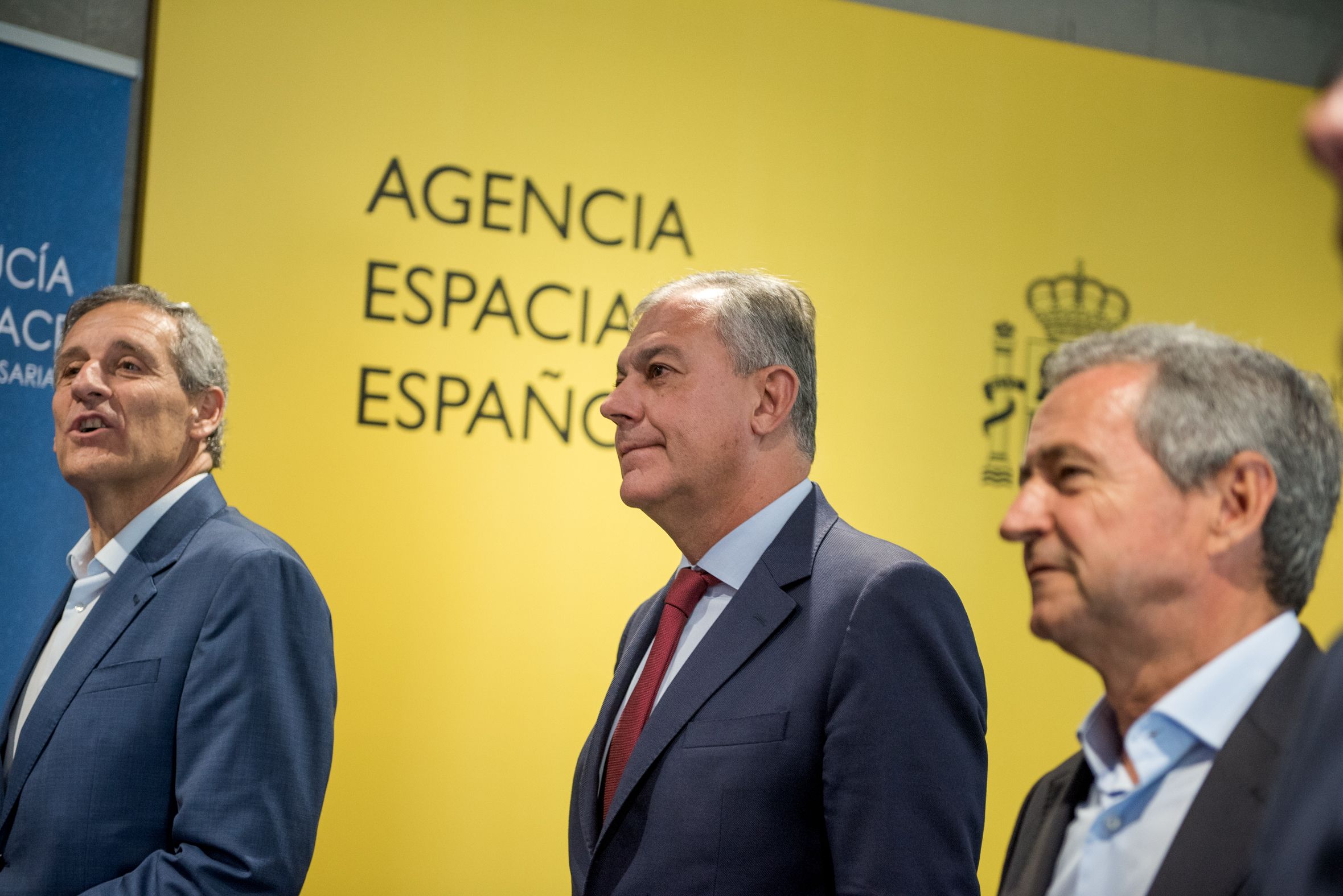 El alcalde de Sevilla, José Luis Sanz, en una visita a la futura sede de la Agencia Espacial Española.