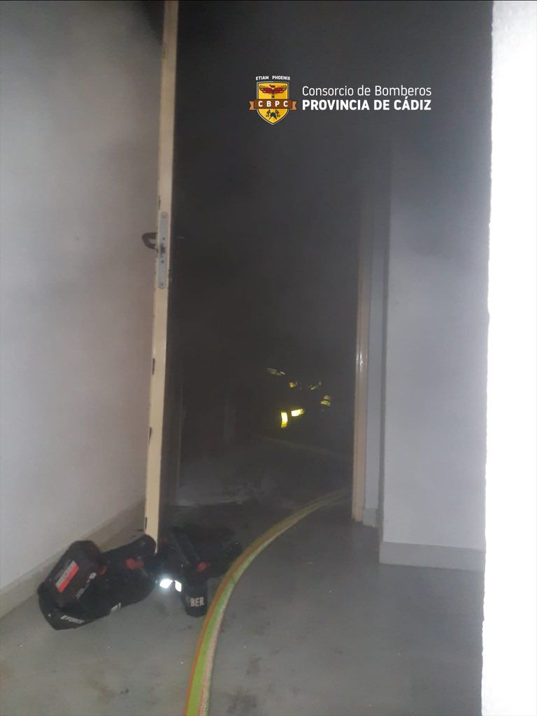 Estado en que quedó el interior de la vivienda. CPBC