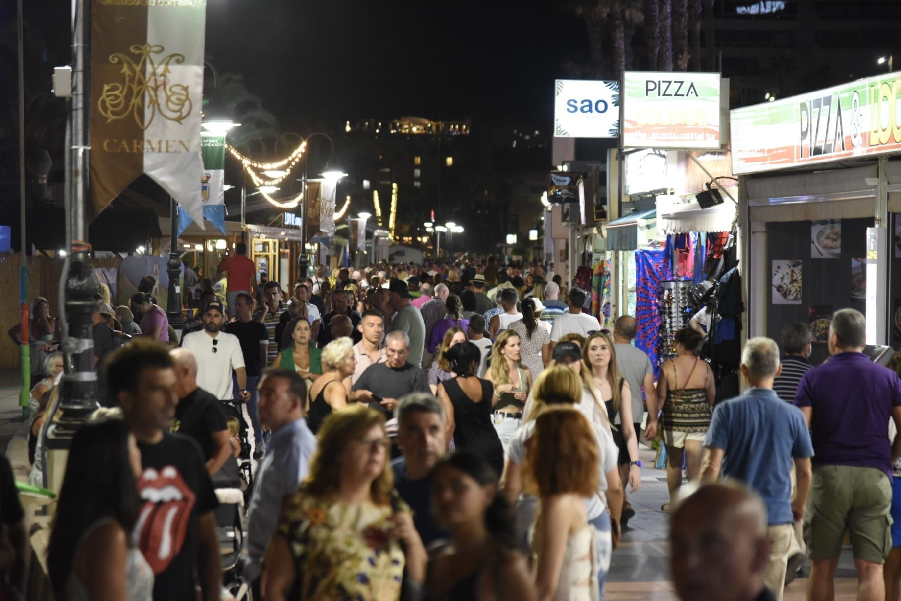 Visitantes, durante una pasada edición de la Feria de Torremolinos.