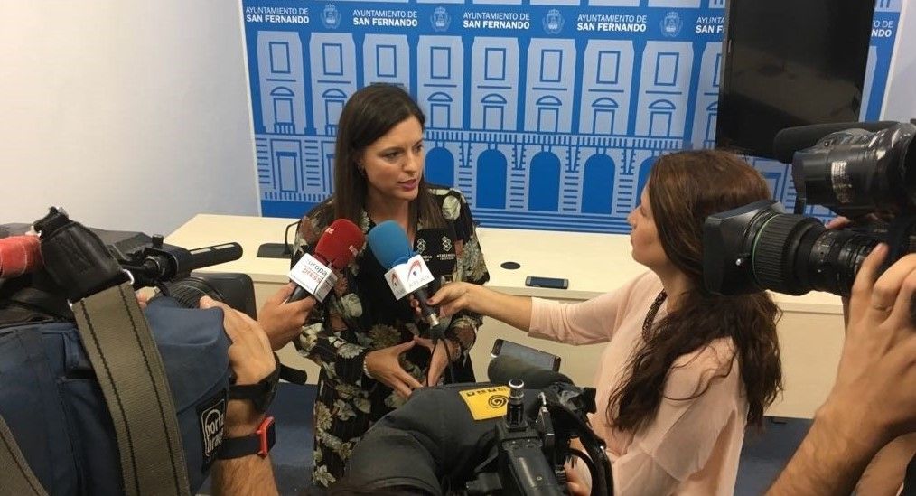 La alcaldesa de San Fernando, Patricia Cavada, en una imagen de archivo.