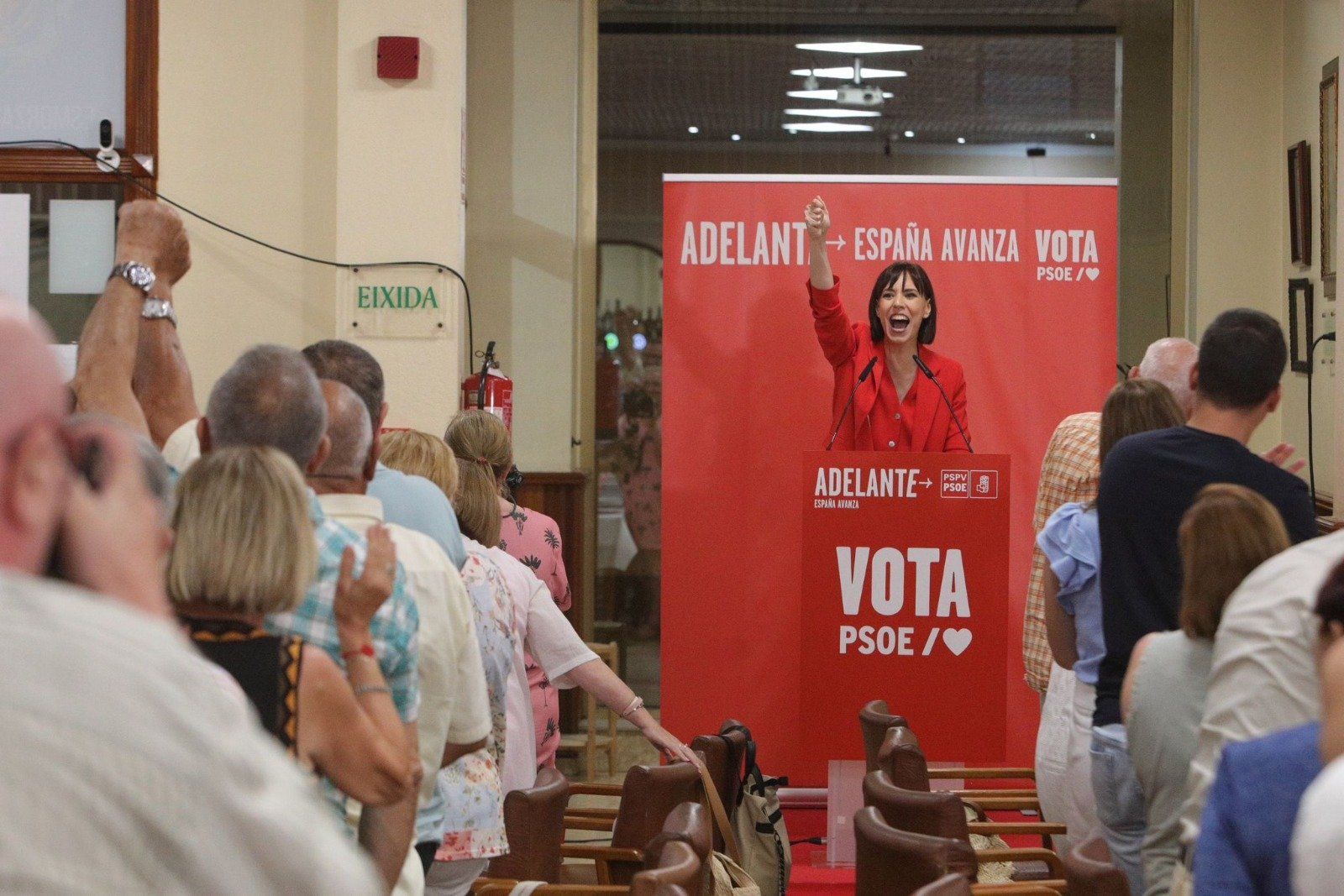 Diana Morant en un acto del PSOE.