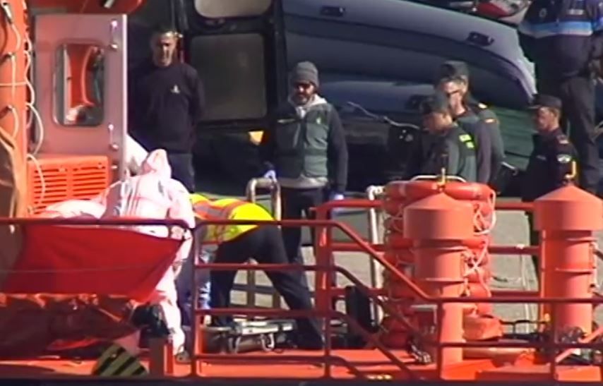 Una imagen del dispositivo de búsqueda del 'Rúa Mar'. FOTO: CANALSUR