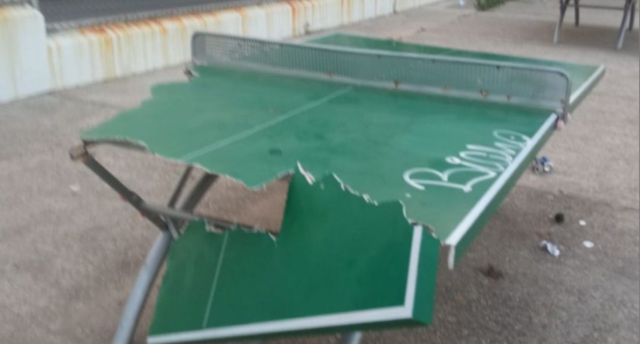 Vandalismo en las pistas deportivas de Icovesa.