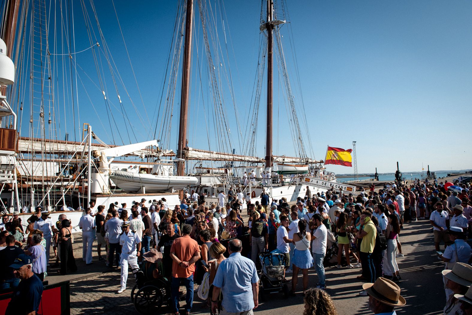 La expectación a la llegada.