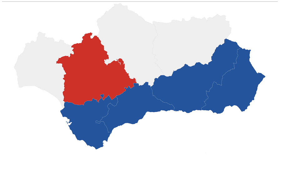 El PP gana en cuatro provincias el 23J, el PSOE en una y hay empate en otras tres.