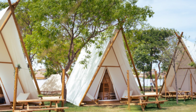 Camping Lago de Arcos. 