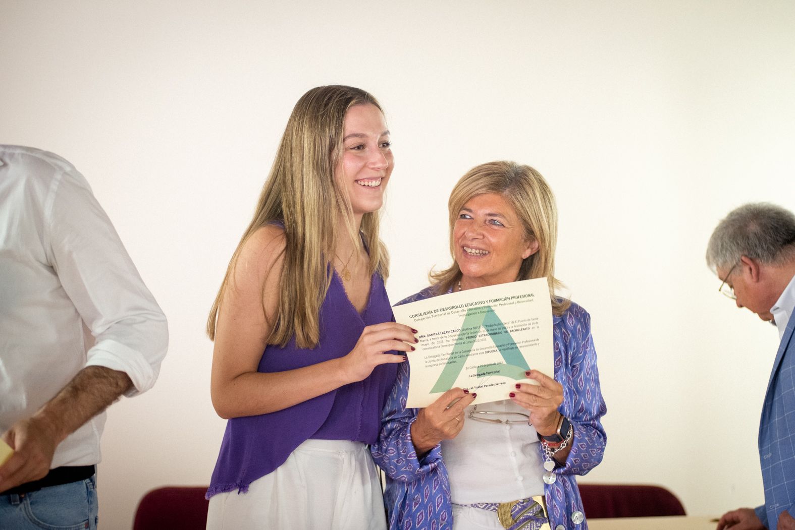 Isabel Paredes, en un acto celebrado en Cádiz.